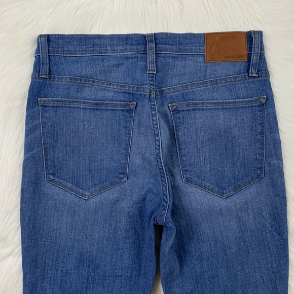J. Crew 9" High Rise Toothpick Skinny Denim Jeans - Picture 7 of 8